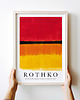 plakaty Plakat Rothko Black Orange Yellow 2