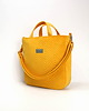torby na ramię Żółta duża torebka damska Aurora 1