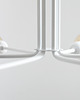 lampy wiszące Designerska nowoczesna lampa wisząca VANWERK 41 - biała 4