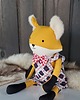misie i maskotki LIS lisek 44cm lalka kolekcjonerska z personalizacją haft 4
