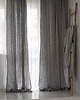 zasłony ZASŁONA Z MIĘKKIEGO LNU STONEWASHED - Light Grey 1
