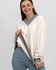 bluza bez kaptura damska Bluza ,,COMFORT" wanilia 1