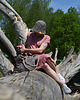 kapelusze damskie HOLIDAYS kapelusz bucket hat w kolorze kamienistej plaży 1