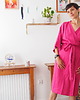 sukienki midi damskie Sukienka LIVIVI / amarant 2