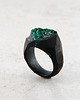 pierścionek z żywicy Pierścionek z malachitem 2