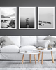 plakaty Plakaty czarno białe morze, morski krajobraz 1