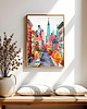 plakaty New York City  Nowy Jork - plakat ilustracja grafika 3