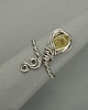 pierścionki - różne Pierścionek regulowany cytryn wire wrapping 2