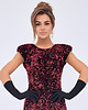 sukienki maxi damskie Suknia Geraldine bordo 2