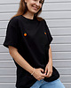t-shirt damskie T-shirt Voila Czarny Pomarańcze 3