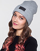 czapki damskie Czapka dziana DRILL GREY 1