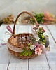 koszyki wielkanocne Wielkanocny koszyczek na święconkę, koszyczek z dekoracją 5