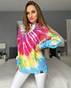bluza z kapturem damska Damska Bluza z kapturem DR.CROW Tie Die Colorful 1