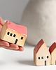 figurki i rzeźby Ceramiczne domki komplet 3 szt. 6
