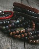 biżuteria męska S A L E :naszyjnik MĘSKI :: black & brown LAVA 5
