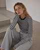 bluzki z długim rękawem damskie Longsleeve Stockholm stripes black white 5