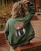 bluza bez kaptura damska Bluza oversize rozpinana Kowboj Teddy dla mamy i taty 2