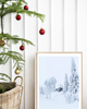 fotografia PLAKAT  zimowy śnieg góry las 4