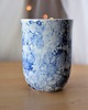 kubki Kubek  Biały & Kobalt Marmur Ceramiczny 300ml 2