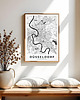 plakaty Plakat Mapa Dusseldorf 1