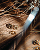 kolczyki pozłacane Kolczyki pozłacane Blank Bullet Studs Gold 3