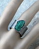 pierścionki - różne Roman Ancient Ring ;) surowy malachit 4
