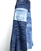 spódnice maxi Długa patchworkowa spódnica jeans r. 46 2