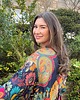 szlafroki damskie Kimono szlafrok  - Flower Garden 4
