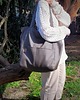 torby na ramię Lazy bag Pocket  torba taupe ekoskóra oversize 5