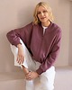 bluza bez kaptura damska Bomberka Sporty Chic Rose Brown 3