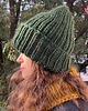 czapki damskie Zimowa czapka z wełny peruwiańskiej Lumi leśna zieleń 2
