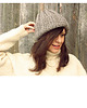 czapki damskie Czapka beanie handmade beż 1