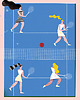grafiki i ilustracje Tenis 1