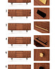 komody i szafki Komoda sideboard T-S05 drzwi przesuwne oraz 3 szuflady 1