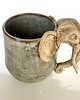 kubki Unikatowy kubek ceramiczny z motywem słonia. 4