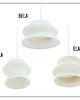 lampy wiszące Izabela - lampa z 3kloszy 3