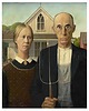 magnesy American Gothic - Grant Wood - magnes 1