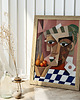 plakaty Plakat Portret mężczyzny kubizm impresjonizm a la Picasso 7