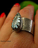 pierścionki srebrne Pierścień Blue – Gaia - Topaz Blue Srebro  3