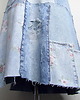 spódnice midi Patchworkowa spódnica jeans, midi, r.38 1