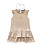 sukienki dla dziewczynki Beżowa sukienka letnia z bawełny organicznej, wanilia 2