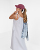 sukienki midi damskie Lniana Sukienka FLORA MIDI light gray 5