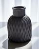 wazony Wazon z gipsu w kolorze czarnym DEEP BLACK 2