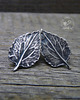kolczyki wire wrapping "Listeczkowo" vol.II 3