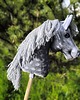 zabawki - inne Hobby horse A4 szary jabłkowity koń na kiju 4