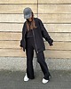 bluza bez kaptura damska Bluza Bomber black na zamek 6
