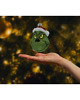 ozdoby choinkowe Bombka choinkowa: Zielony stwór Grinch w czapce Mikołaja: brokatowy 4