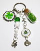 breloki Breloczek - Koniczynka, żuczek, mech 1