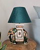lampy stołowe Lampa ceramiczna słoń 1