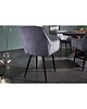 krzesła Krzesło Tapicerowane Fotel Tapicerowany Gela Dark Grey 6